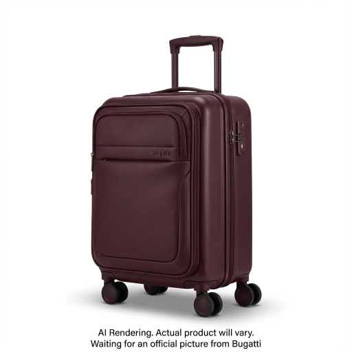 Bugatti Munich Pro Front Pocket Carry-On Luggage - Abs + Pc Blend - Fig