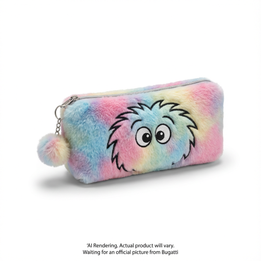 Bondstreet Furry Face Pencil Case
