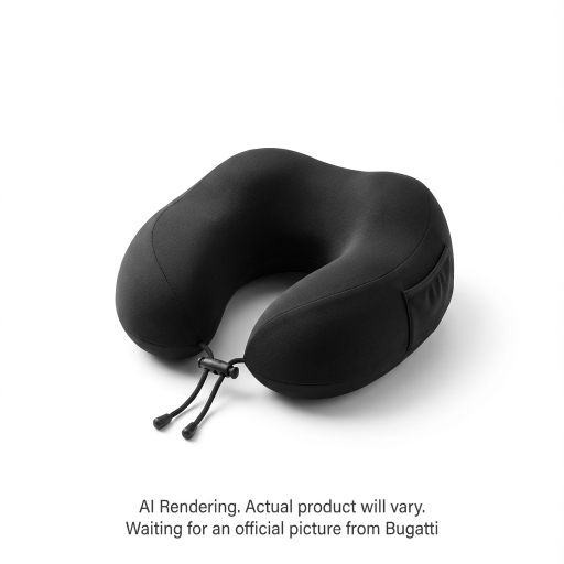 Bugatti Travel Ergonomic Neck Pillow Madse Of 280G Polyester + 260G Pu Memory Foam