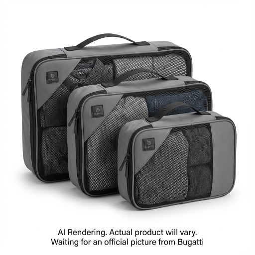 Bugatti - 3 Pcs Set Packing Cubes - Polyester