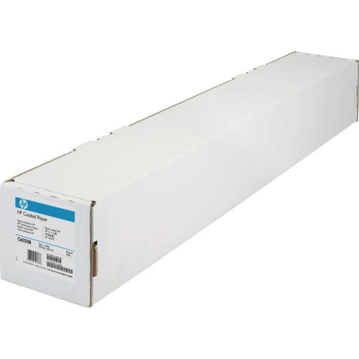 HP Coated Paper 114 microns (4.5 mil) ? 90 g/m? (24 lbs) ? 36 in x 150 ft