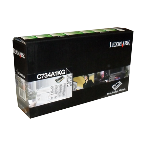 Lexmark C/X734,736,X738 Black Return Program 8K Toner Cartridge