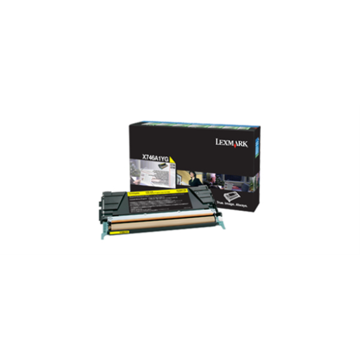 Lexmark X746,748 Yellow Return Program 7K Toner Cartridge
