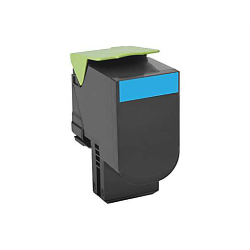 Lexmark CX310, 410, 510 Cyan 2K Toner Cartridge Part no.: 80C0S20