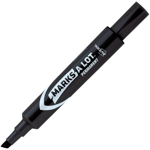 MARKS?A?LOT LARGE SIZE CHISEL TIP PERMANENT MARKERS, 1