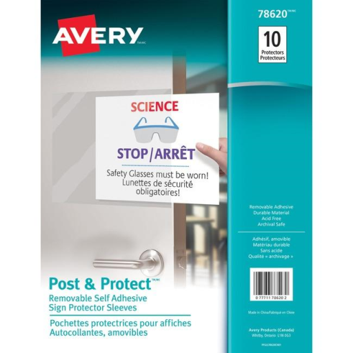 78620 REMOVABLE SELFADHESIVE DISPLAY PROTECTORS, DIAMOND CL