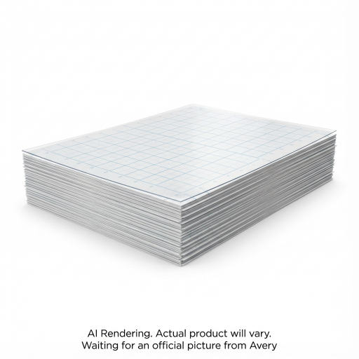 76293 Avery Self Adhesive Laminating Sheets 9x12 50pk