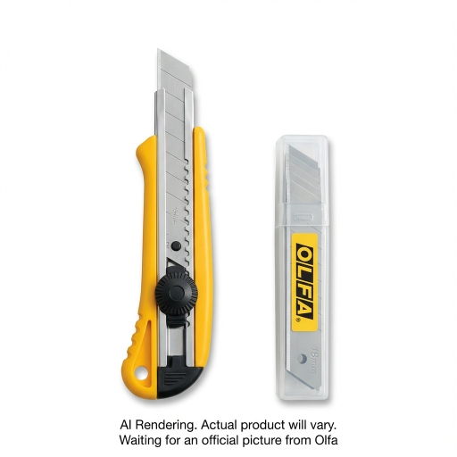 OLFA 18mm BN-L/LB10B Combo Pack Utility Knife w/Silver Blade, 10pk