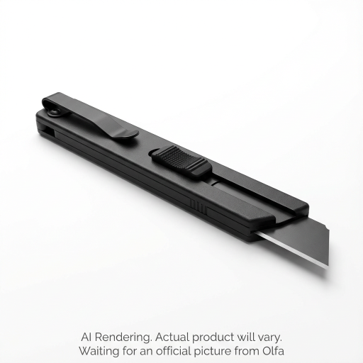 OLFA 9 mm 180 Metal Precision Knife with Solid Blade