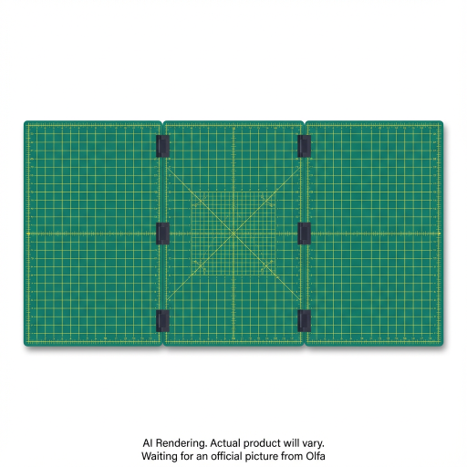 OLFA RM-CLIPS/3-01 35" x 70" Continuous Grid Rotary Mat Set