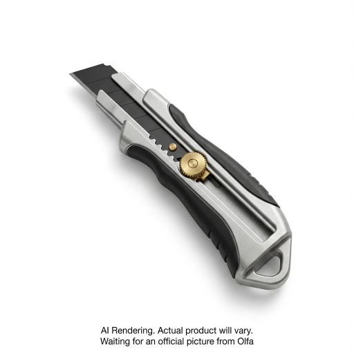 OLFA 18mm MXP-L Die-Cast Aluminum Handle Ratchet Knife