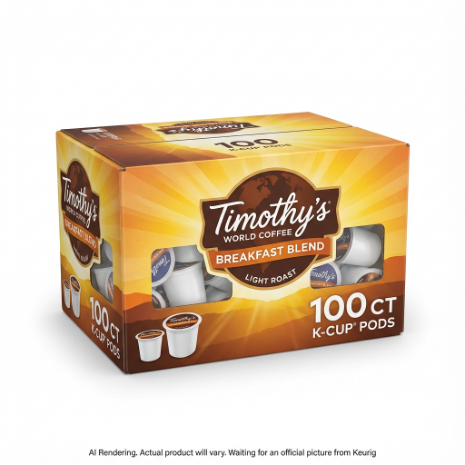 Timothy'S? Coffee Single Serve - Timy Kc Rs Breakfast Bl Light Rst 100Ct