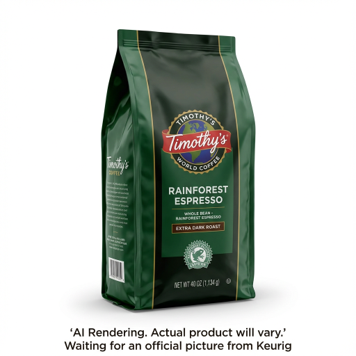 Timothy'S? Coffee Whole Bean - Twc Rainforest Espresso Rac Be