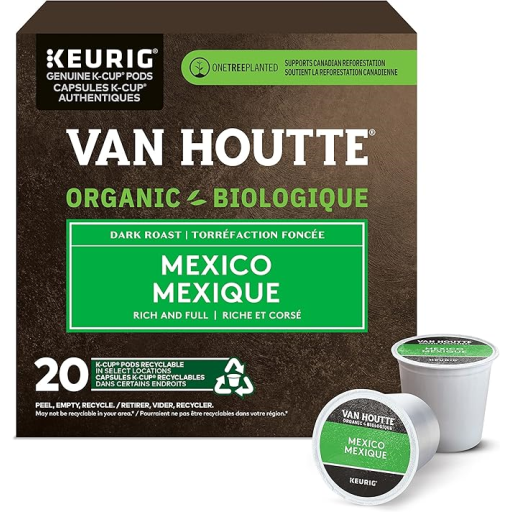 COFFEE-K CUP VAN HOUTTE MEXICO FAIR TRADE ORGANIC 20/BX
