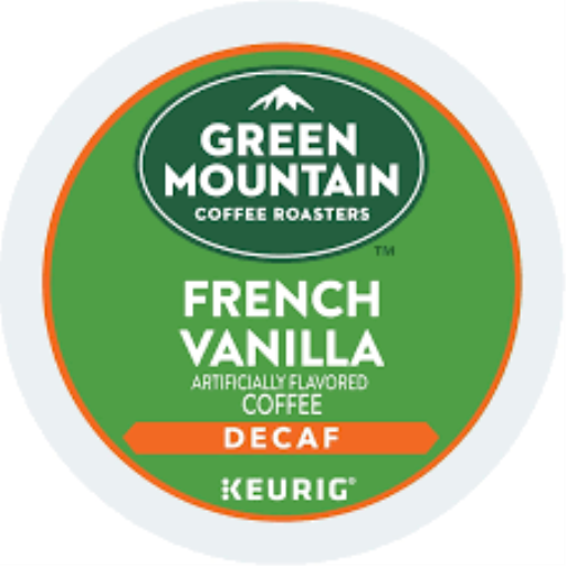 COFFEE-K CUP GREEN MOUNTAIN FRENCH VANILLA DECAF LIGHT ROAST 24/BX