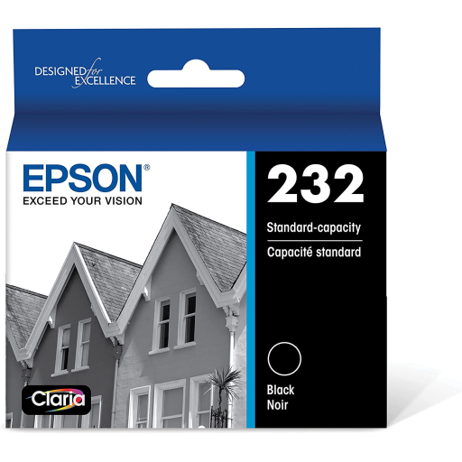 T232120-S Epson T232 Black Ink Cartridge, Standard Capacity