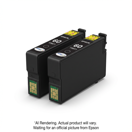 Epson T060 DURABrite Dual Pack Black Ink Cartridg