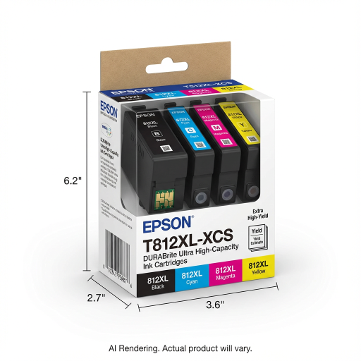 EPSON T812XL Ink Multipack(CMYK)