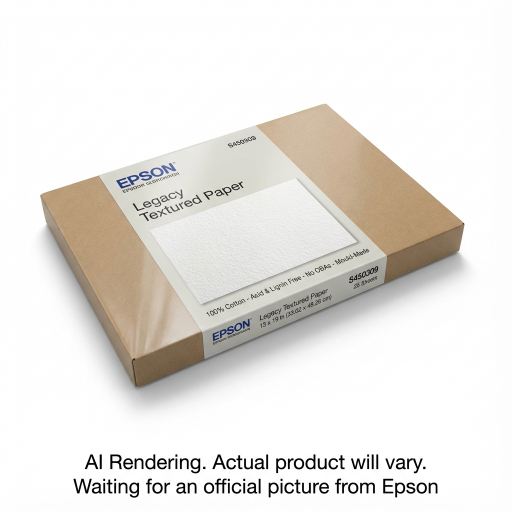 Epson Legacy Textured Paper, 13? x 19?, 25 sheetsS45