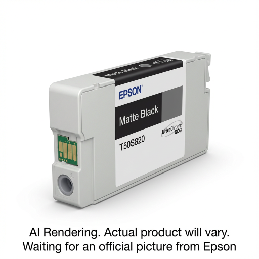 Epson ULTRACHROME XD3 Matte Black Cartridge, 350MLT5