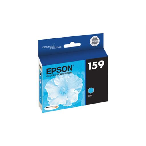 T159220 Epson 159 UltraChrome HI-Gloss 2 Gloss Cyan Original Ink Cartridge