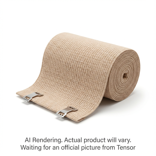 Tensor? Elastic Bandage with Clips, 3 in., Beige