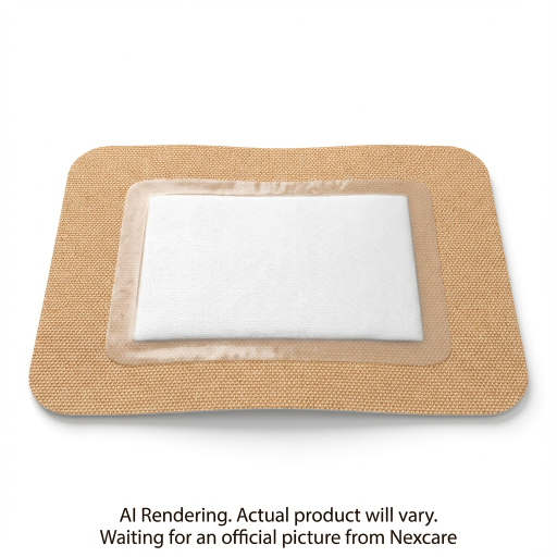 Nexcare? Duo Adhesive Gauze Pads DSA34-4, 3 in x 4 in (76 mm x 101 mm), 4/pk