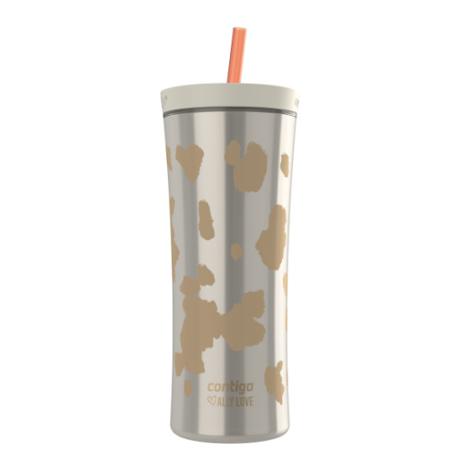 Contigo x Ally Love Streeterville AUTOCLOSE Shake & Go Tumbler, 20 oz (591 mL), Oatmilk