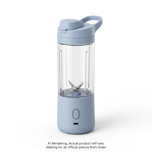 Oster GoMAX Portable Blender, Personal Smoothie Blender, Morning Haze Blue