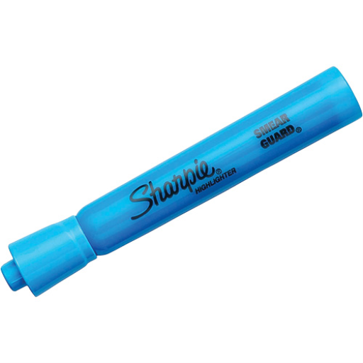 Sharpie Tank Highlighter, Chisel Tip, Blue, 1 Unit