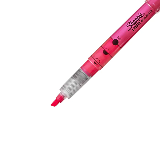 Sharpie Liquid Highlighter, Chisel Tip, Pink, 1 Unit