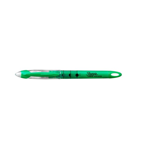 Sharpie Liquid Highlighter, Chisel Tip, Green, 1 Unit