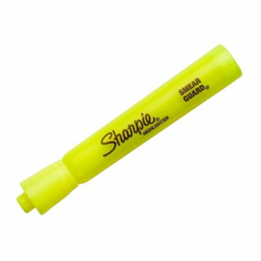 Sharpie Tank Highlighter, Chisel Tip, F. Yellow, 1 Unit
