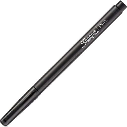 Sharpie Pen, Felt Tip, Fine Point (0.4 mm), Black, 1 Unit