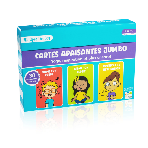 Cartes apaisantes jumbo - Outils apaisants pour la classe - Version fran?aise