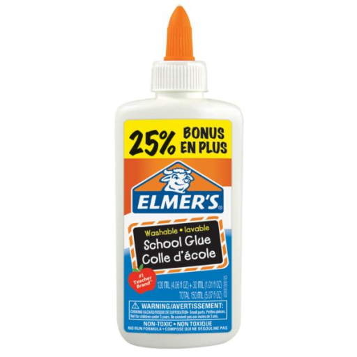 Elmer's Washable No-Run School Glue, 150 ml