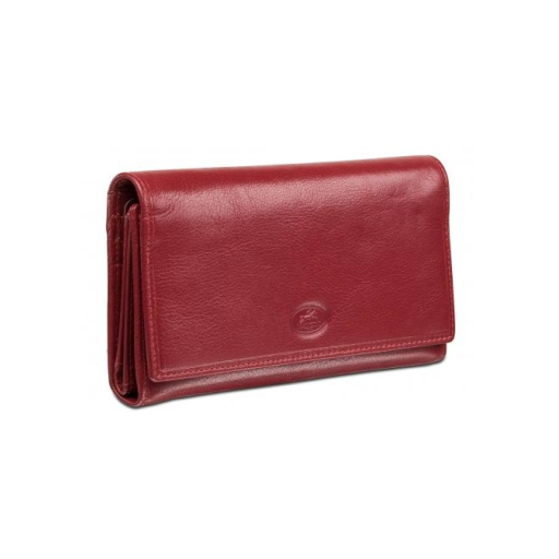 Ladies? RFID Secure Trifold Wallet Red
