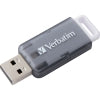 VERBATIM 128GB SEAGLASS USB 3.0 FLASH DRIVE GRAY