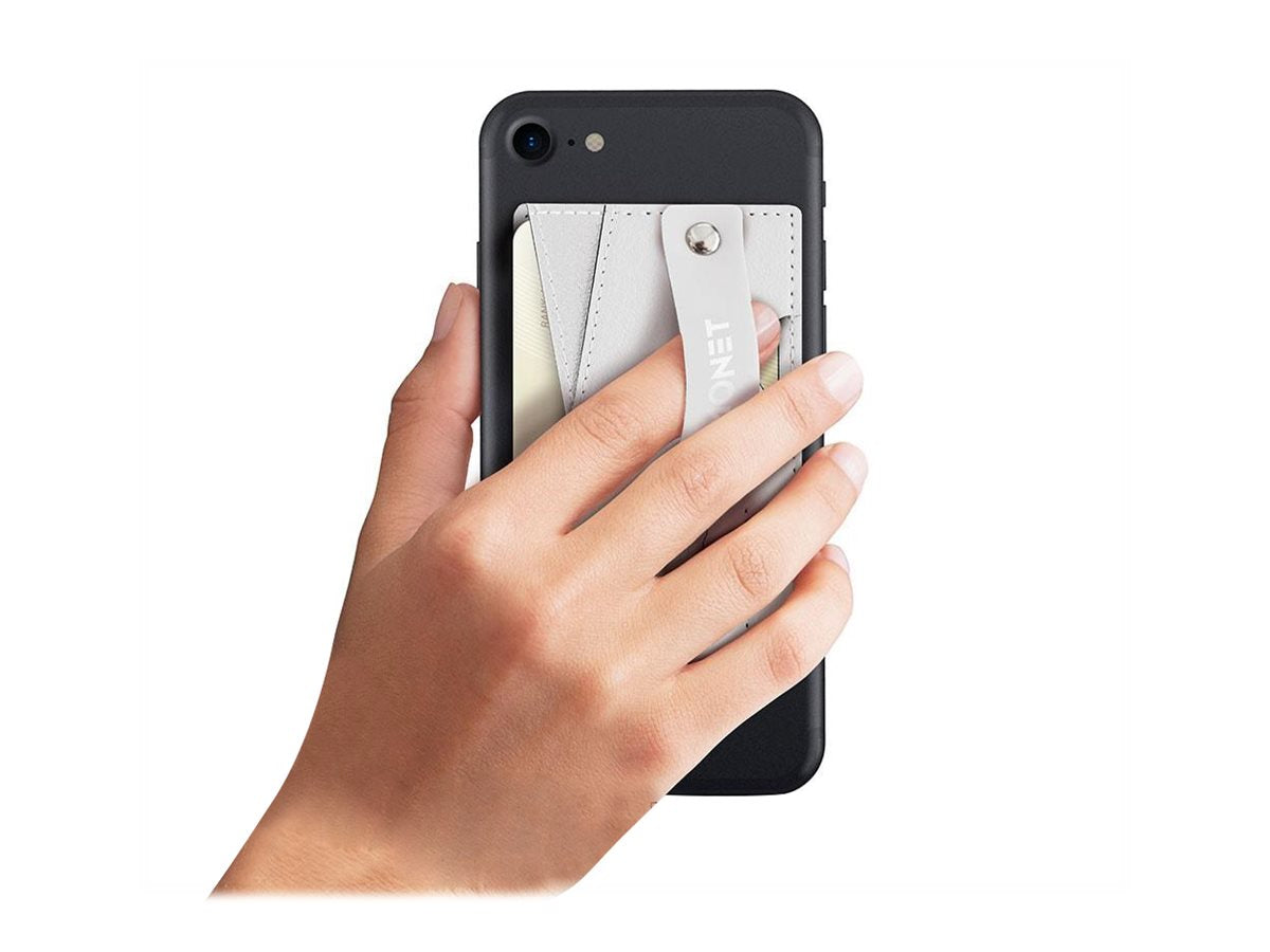 Monet Universal Phone Wallet RFID with kickstand White