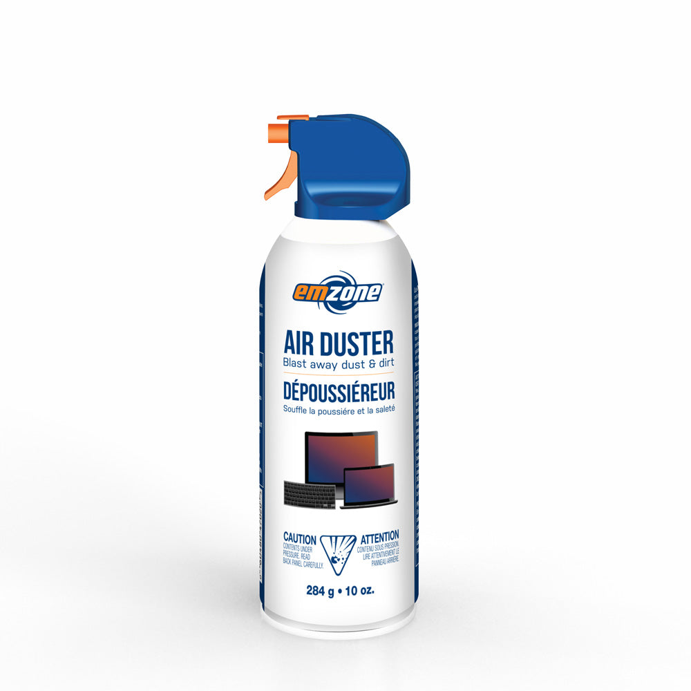 Emzone Air Duster 10oz Aerosol Can Multi Use All Purpose Compressed Air Cleaner VOC Compliant