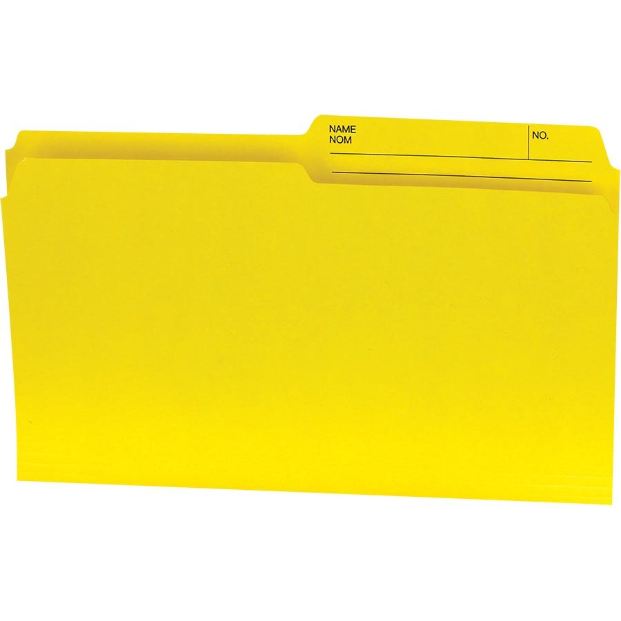 Offix® Reversible Coloured File Folders Legal size