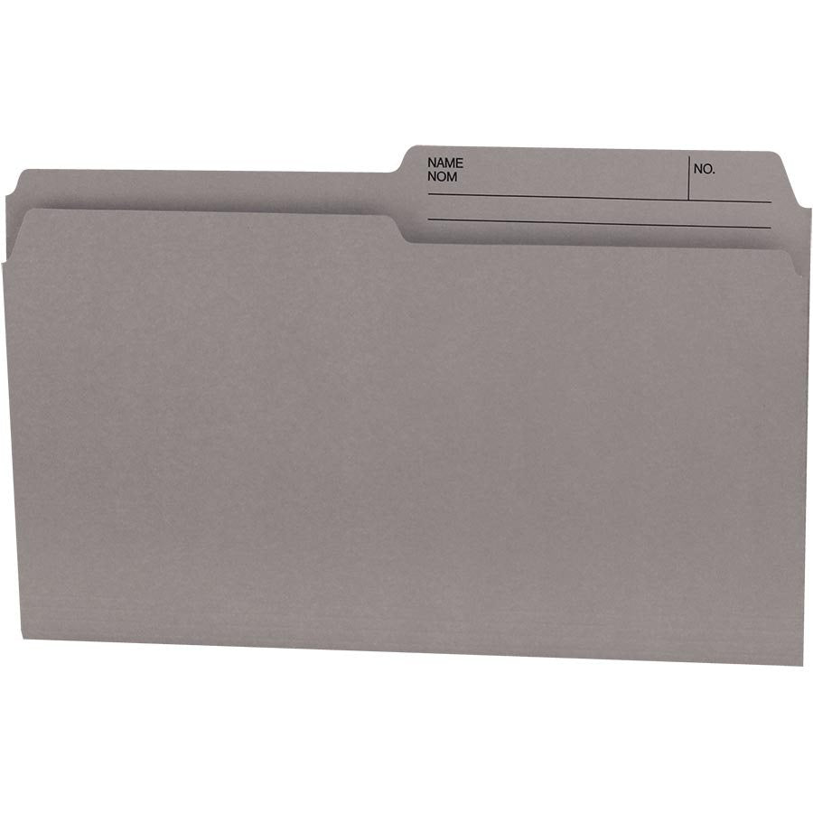 Offix® Reversible Coloured File Folders Legal size