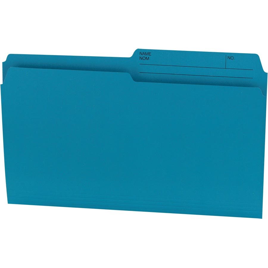 Offix® Reversible Coloured File Folders Legal size