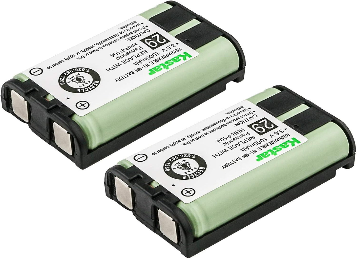 Kastar HHR-P104 Battery (2-Pack)