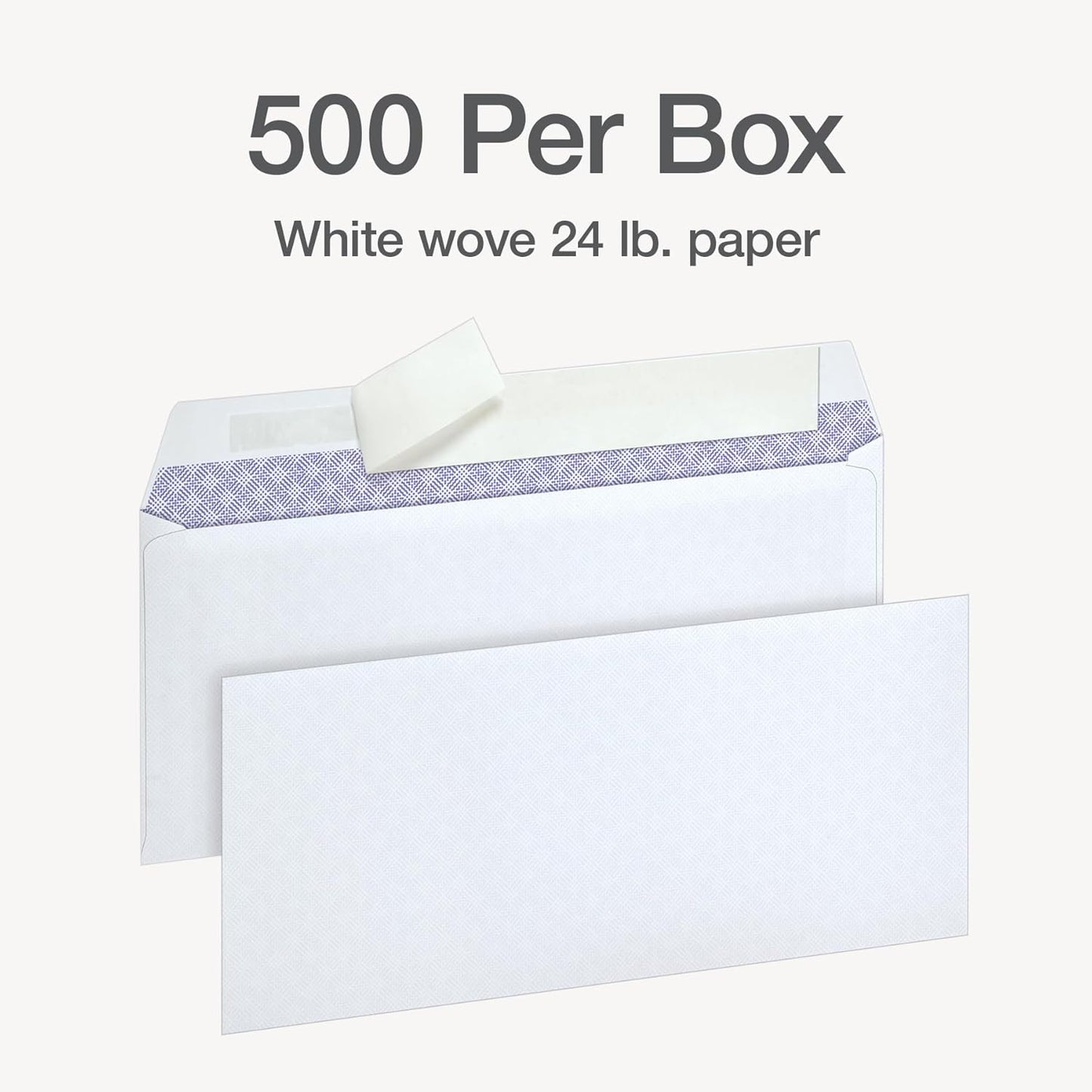 Oxford Envelopes, #10 Business Size, Security Tint, Peel & Seal