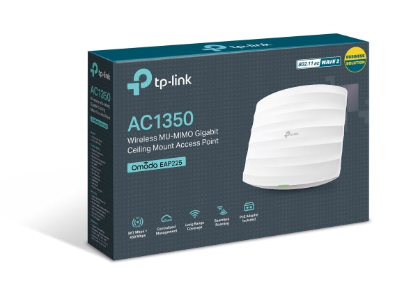 Omada SDN AC1350 Wireless MU-MIMO Gigabit Ceiling Mount Access Point