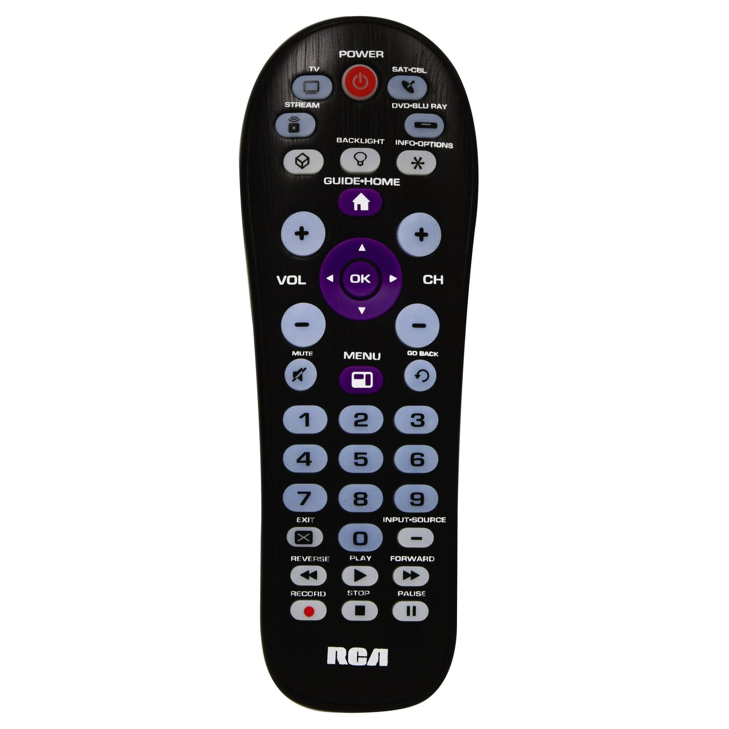 RCA 4-Device Universal Remote Streaming Player Compatible