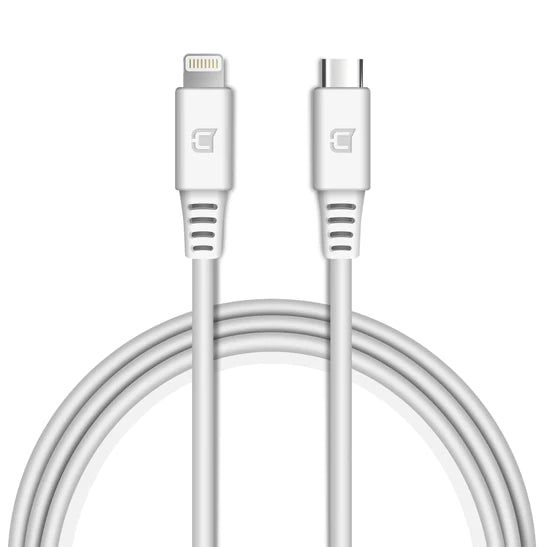 MFI Approved Lightning to Type C USB Cable - 3 Meter - White