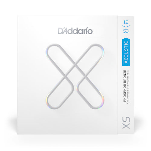 D'Addario EXXS Acoustic Phosphor Bronze 12-53 - Light