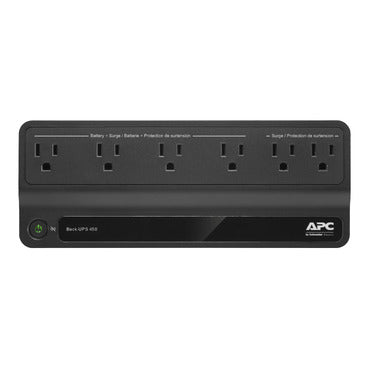 APC Back-UPS 450VA, 120V, 6 NEMA outlets (2 surge) BN450M-CA